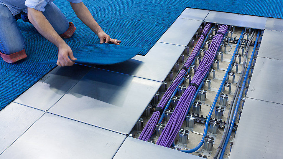 Intercell by interface Low Void Raised Access Flooring